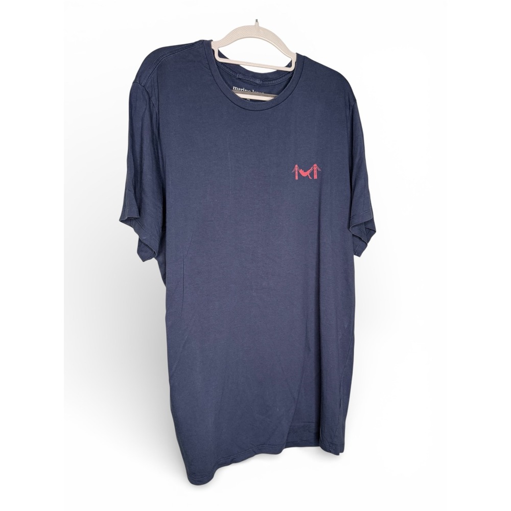 Marine Layer classic hammock graphic t-shirt navy blue